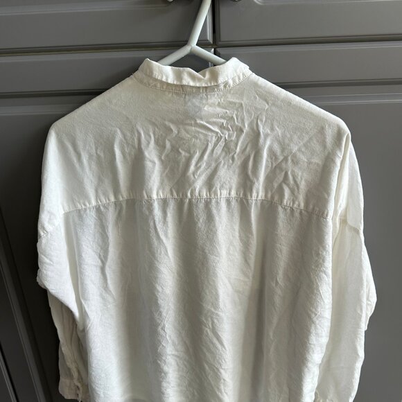 H&M White Button Down Shirt - Picture 2 of 5
